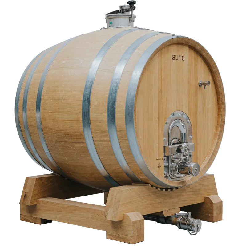 b.   DREVENÝ DUBOVÝ SUD  2 000 L - okrúhly