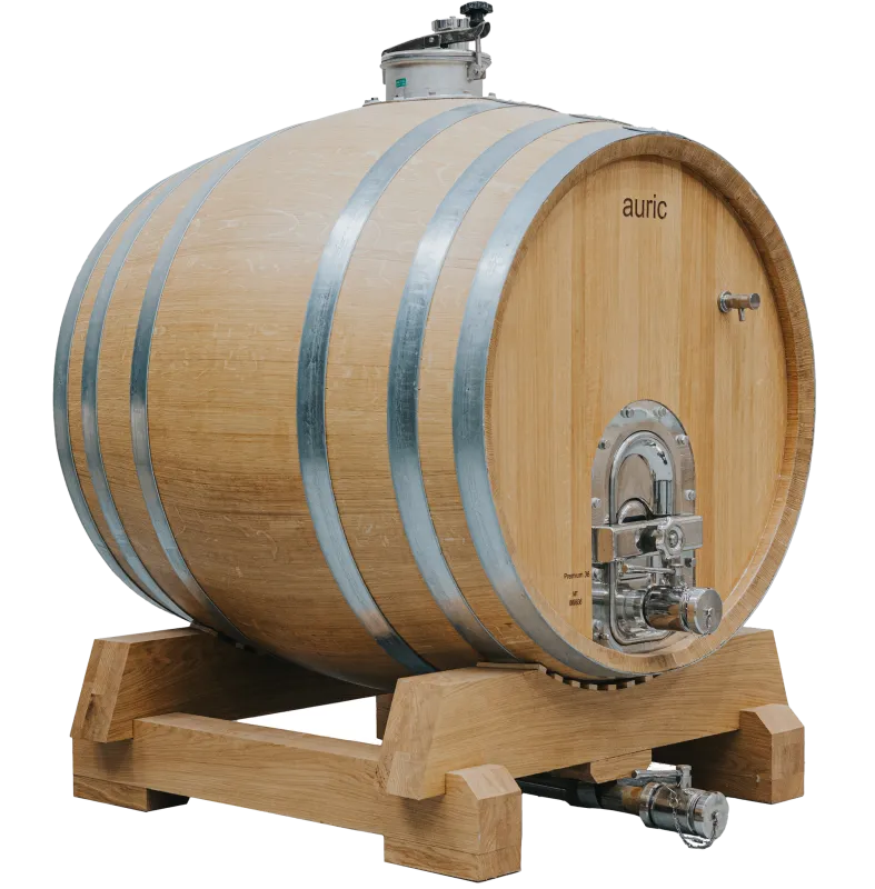 c.  DREVENÝ DUBOVÝ SUD 2 500 L - okrúhly